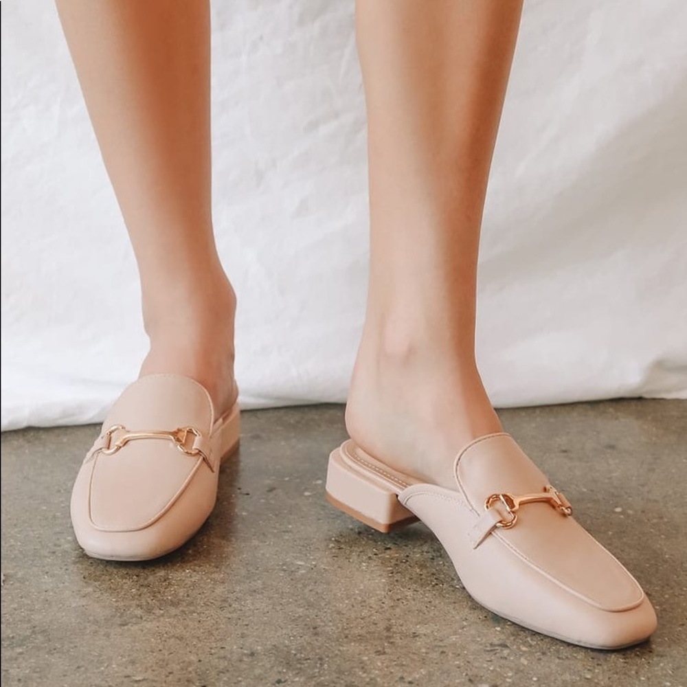 Ranae Light Nude Slide-On Loafers | Size 8 | Lulus